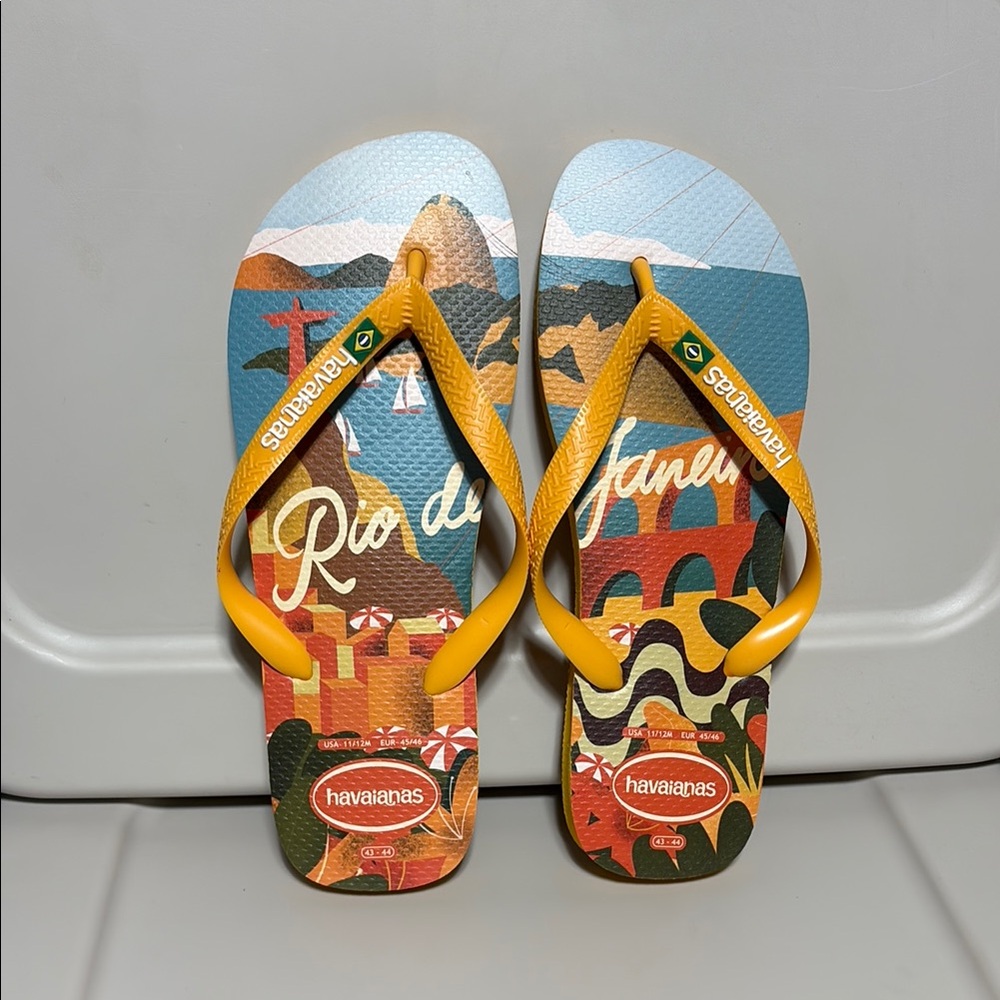 Havaianas flip flops RIO DE JANEIRO men US 11/12 new